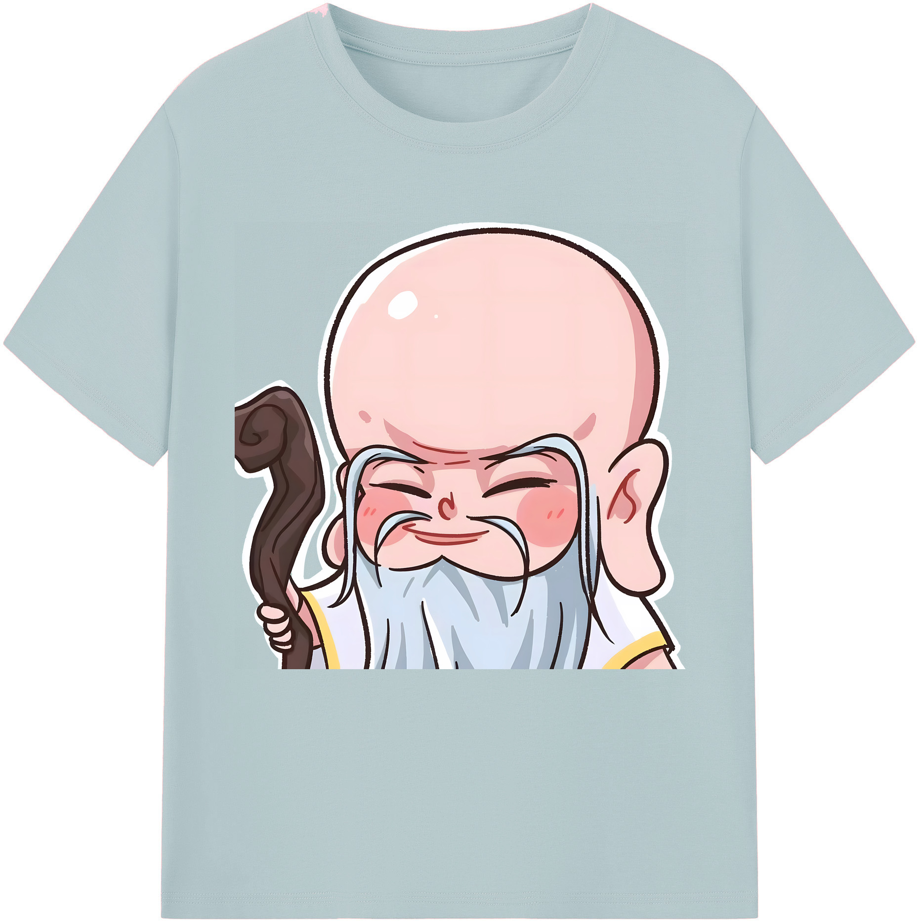 （画像用） Ne Zha 2 ナタ 魔童の大暴れ 綿100％半袖Tシャツ（フロントプリント）